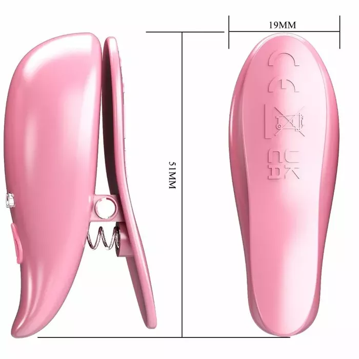 Nipple clamps pretty love LEAF — silicone vibrating clamps Photo 6