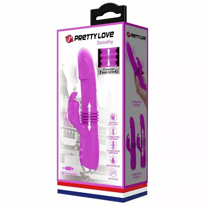 Кролик-вибратор Pretty Love Dorothy Purple Photo 12