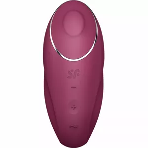 SATISFYER - TAP & CLIMAX 1 LAY-ON VIBRATOR RED