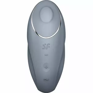 SATISFYER - TAP & CLIMAX 1 LAY-ON VIBRATOR GREY
