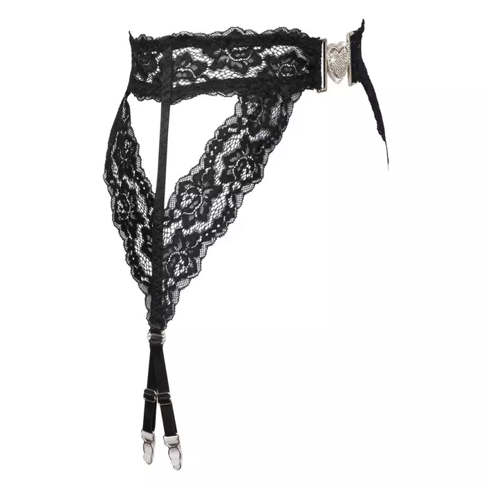 Suspender belt Cottelli Collection Suspender Belt heart L/XL Photo 7