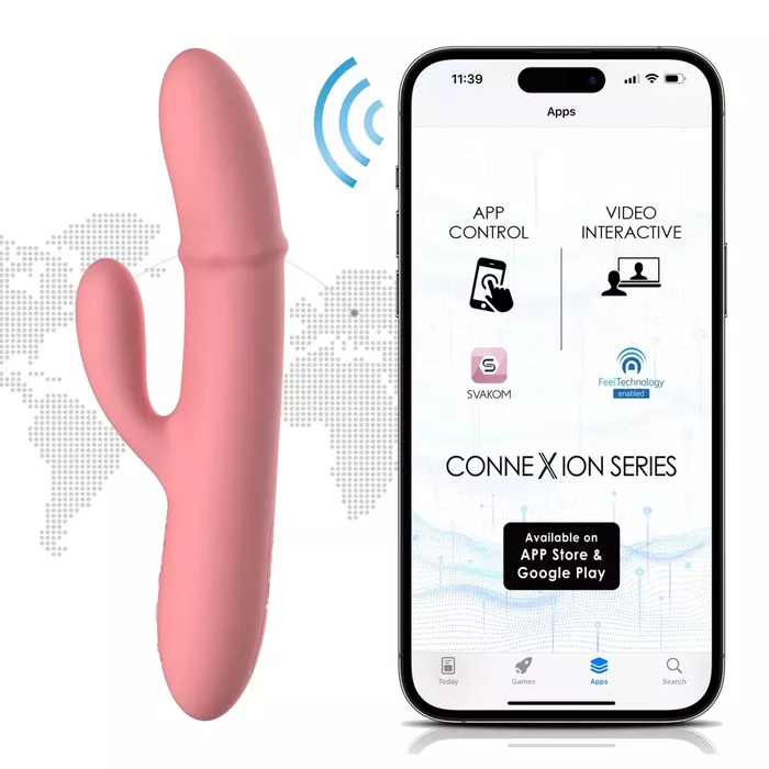 Vibrator Svakom Mora Neo — rabbit, liquid silicone Photo 8