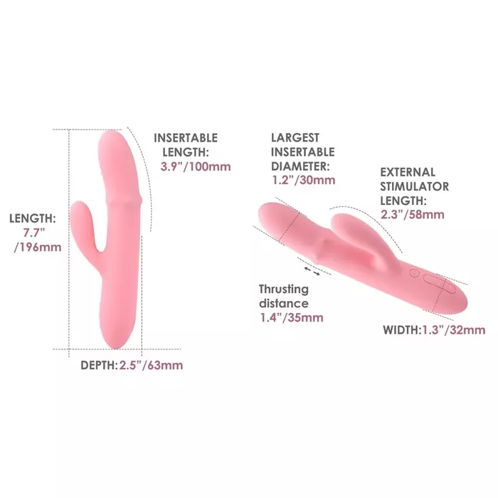 Vibrator Svakom Mora Neo — rabbit, liquid silicone Photo 9