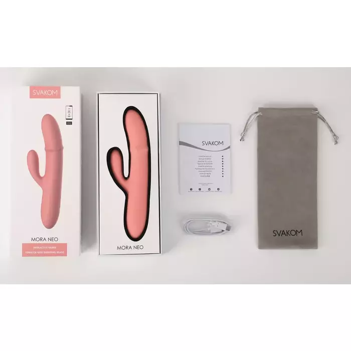 Vibrator Svakom Mora Neo — rabbit, liquid silicone Photo 13
