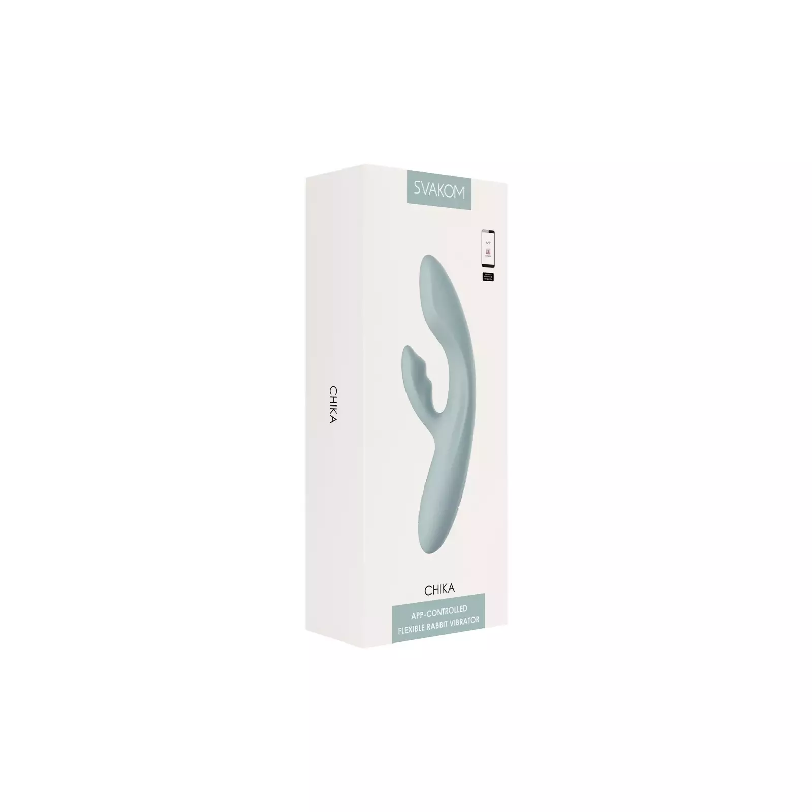 Vibrators Svakom Chika Tirkīza Pelēks Photo 1