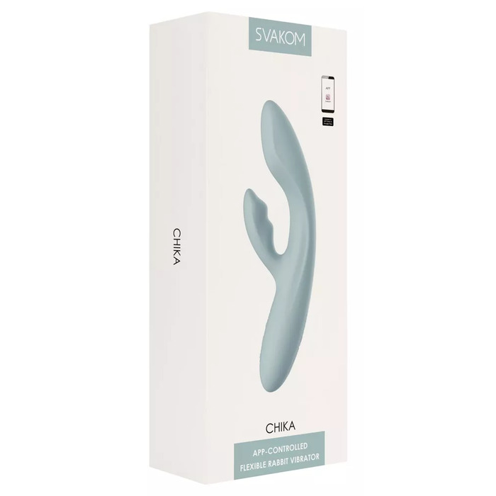 Vibrators Svakom Chika Tirkīza Pelēks Photo 1