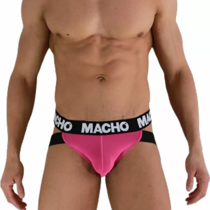 MACHO MX28FR Jockstrap - Pink Neon M Photo 1