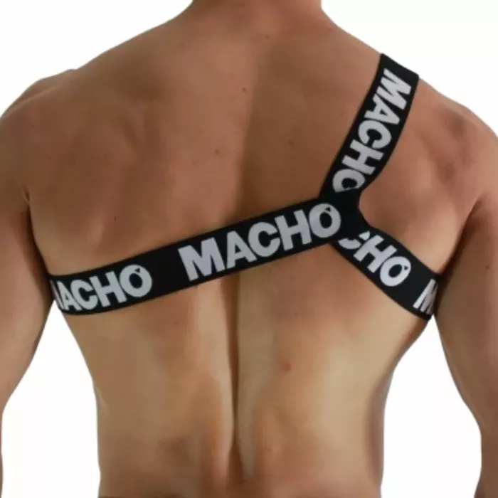 Korpusa josta machounderwear ROMAN HARNESS WHITE L/XL Photo 2