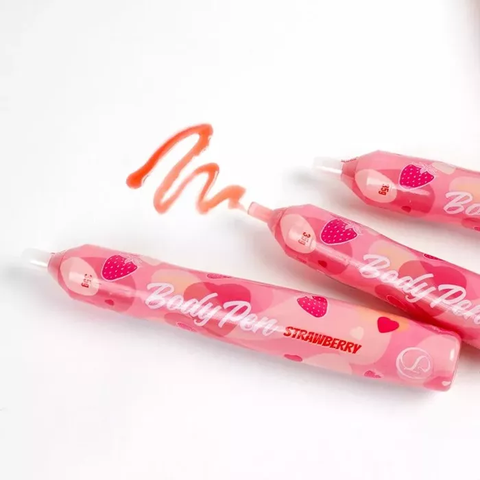 Съедобный карандаш SECRETPLAY Body Pen Strawberry Photo 2