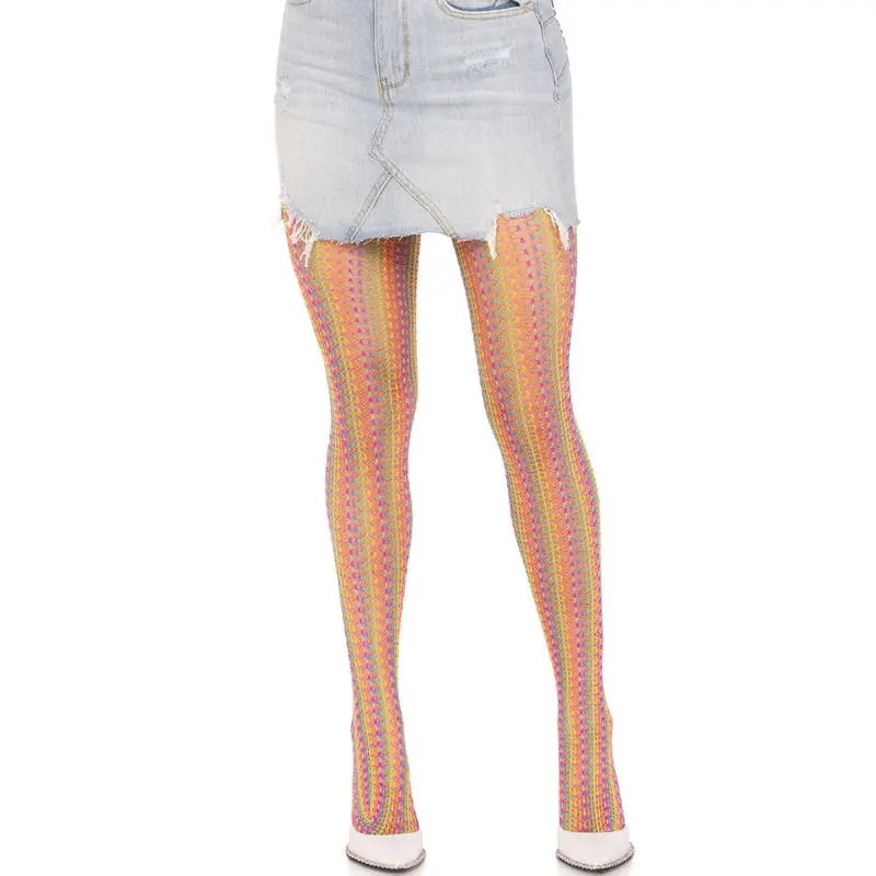 Чулки LEG AVENUE Multicolor Crochet Photo 6