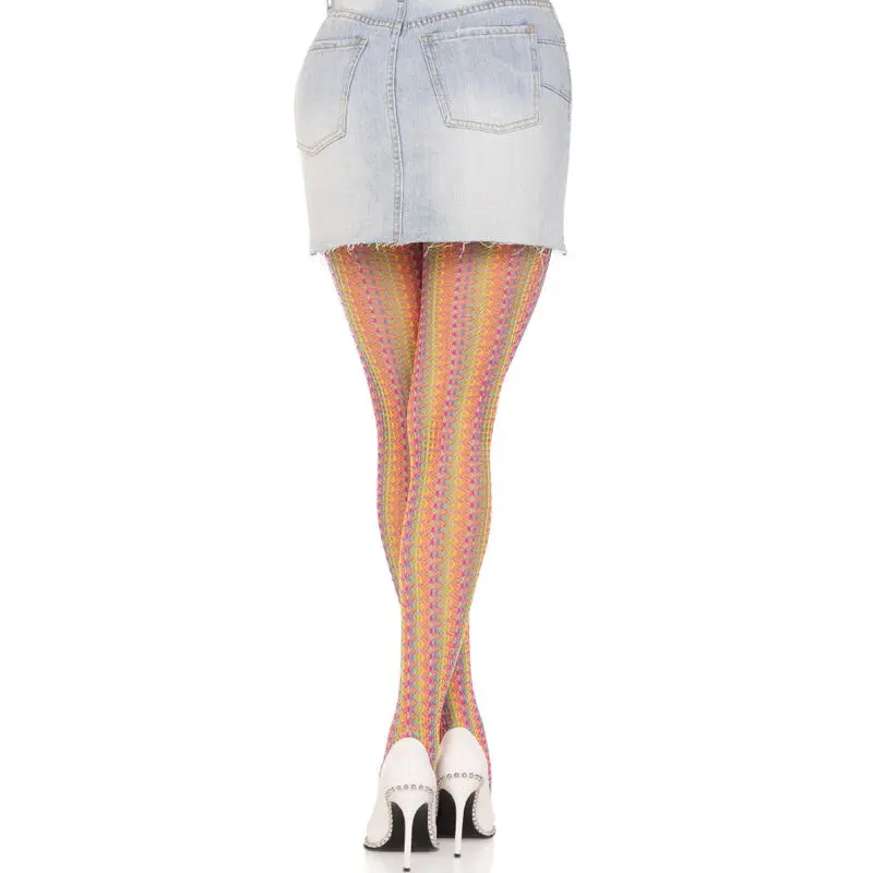 Чулки LEG AVENUE Multicolor Crochet Photo 7