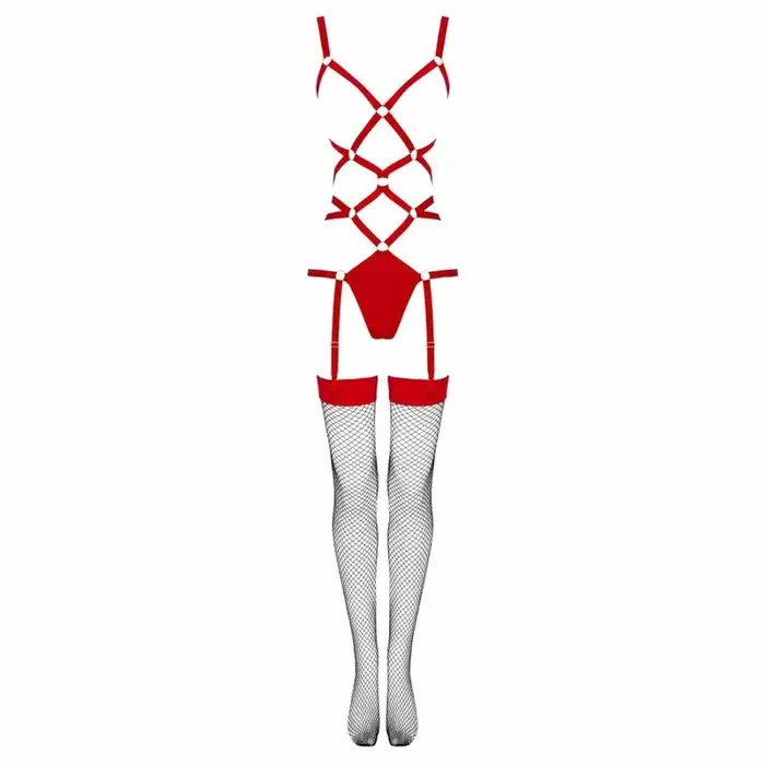 LIVCO Thiara LC 20213 body & stockings, red, L/XL Photo 6