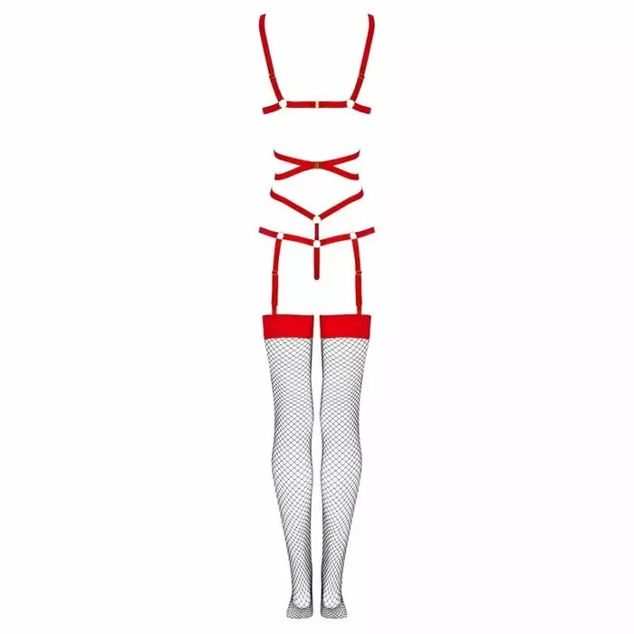 LIVCO Thiara LC 20213 body & stockings, red, L/XL Photo 7