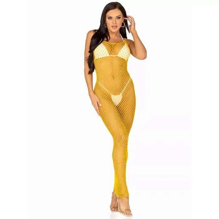 Длинное сетчатое платье LEG AVENUE 86963_38522 Photo 4