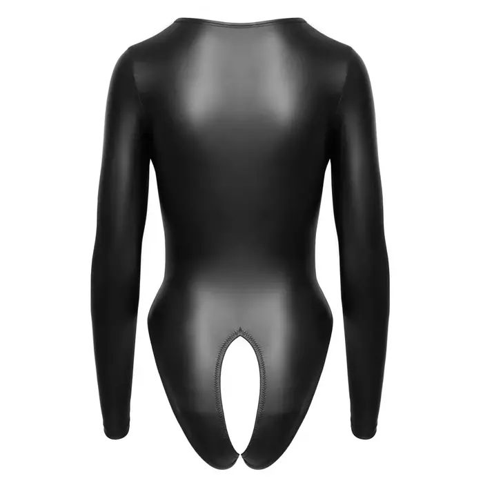 Long-sleeve crotchless bodysuit Cottelli Collection S Photo 8