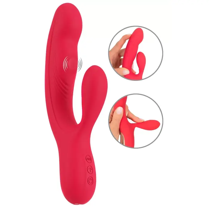 Vibrator sweet smile Thumping Rabbit Vi — dual-action, silicone Photo 2