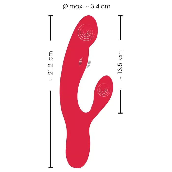 Vibrator sweet smile Thumping Rabbit Vi — dual-action, silicone Photo 12