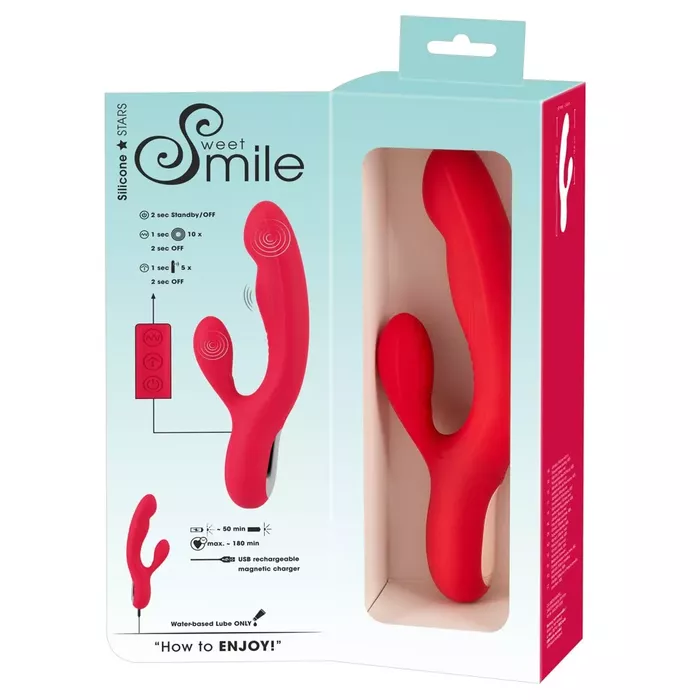 Vibrator sweet smile Thumping Rabbit Vi — dual-action, silicone Photo 13