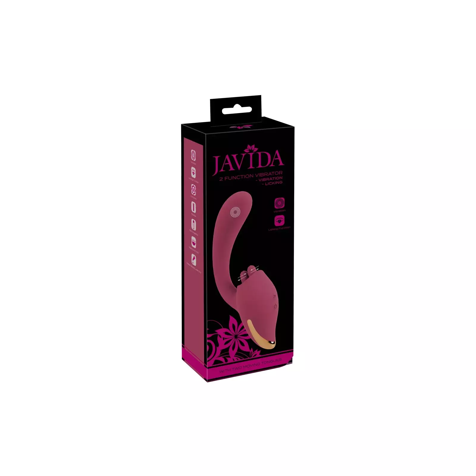 Vibrators Javida Javida 2 Func. Vibr.&Licking Photo 1