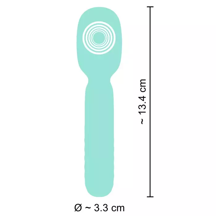 Vibrator Cuties Mini Wand Green 5.Gen. Photo 10