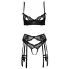 Lingerie set Cottelli Collection Bra Suspender Set 85C/L Photo 8