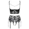 Cottelli Collection Shelf Bra Set Chain 75B/S lingerie set Photo 7