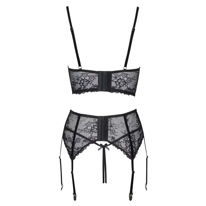 Cottelli Collection Shelf Bra Set Chain 80B/M lingerie set Photo 8