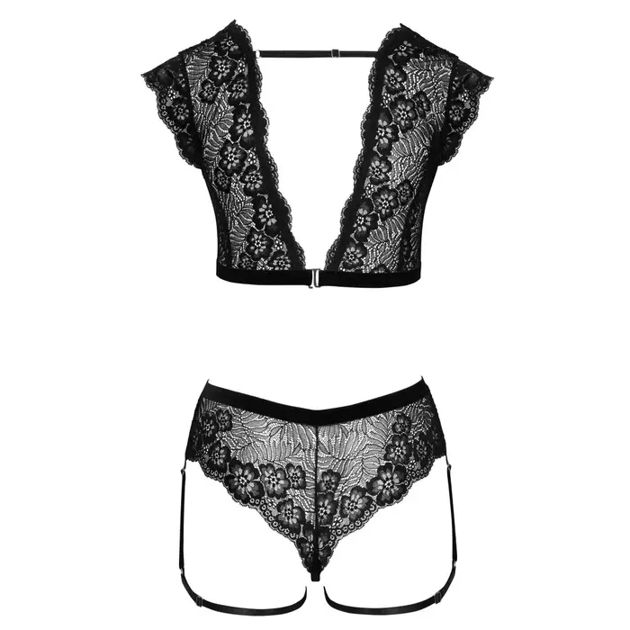 Cottelli Collection crotchless briefs and top, size S Photo 6