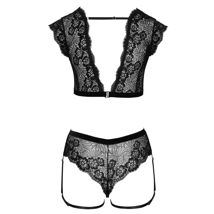 Cottelli Collection crotchless briefs and top, size L Photo 6