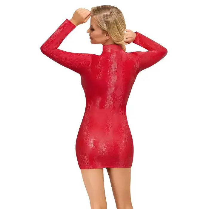 Dress Cottelli Collection PARTY red snakeskin look, XL Photo 4
