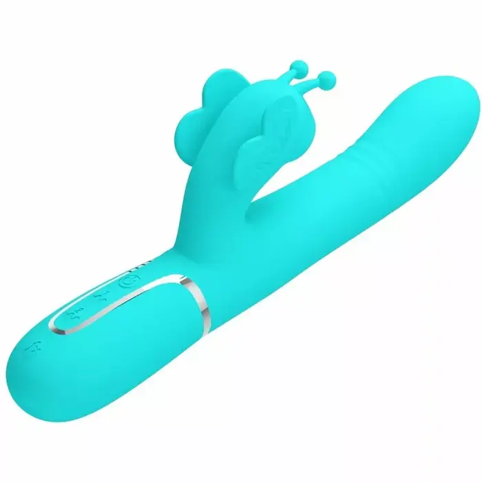Vibrator pretty love Multifunction Rabbit 4-in-1 Butterfly Photo 3