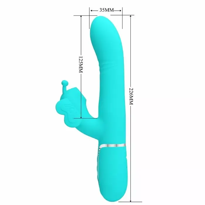 Vibrator pretty love Multifunction Rabbit 4-in-1 Butterfly Photo 7