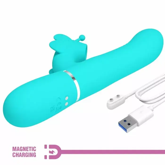 Vibrator pretty love Multifunction Rabbit 4-in-1 Butterfly Photo 9