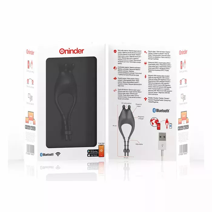 Vibrator ring ONINDER PAMPA — 10 speeds, app control Photo 7
