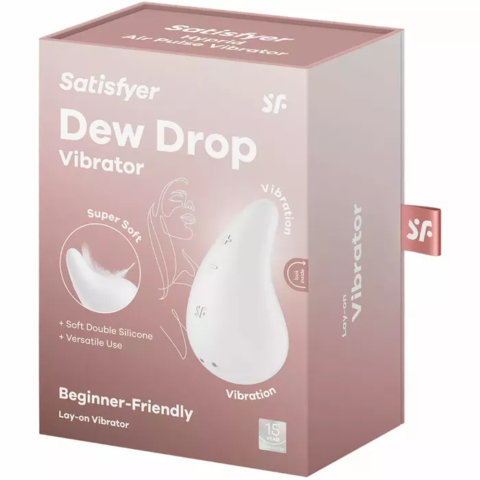 SATISFYER Dew Drop compact lay-on vibrator Photo 5