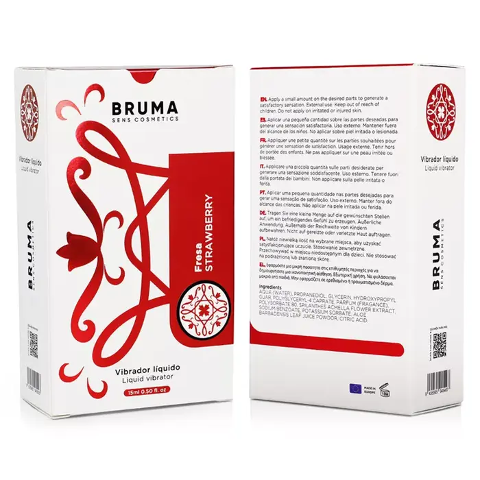 BRUMA Liquid Vibrator Ultra Sliding Strawberry 15 ml lubrikants Photo 7