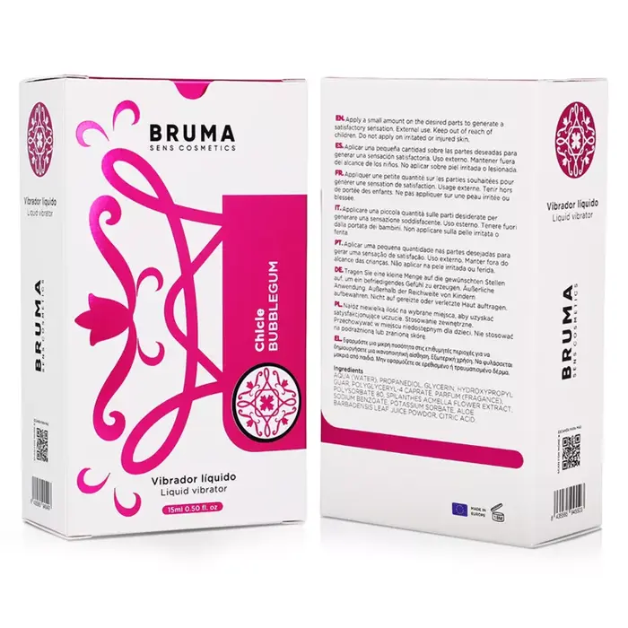 BRUMA Liquid Vibrator Ultra Sliding Bubblegum — 15 ml Photo 7