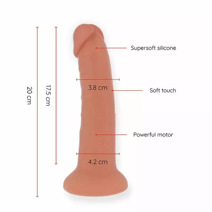 ONINDER Medium Bogotá vibrator dildo — silicone, 20 cm Photo 2