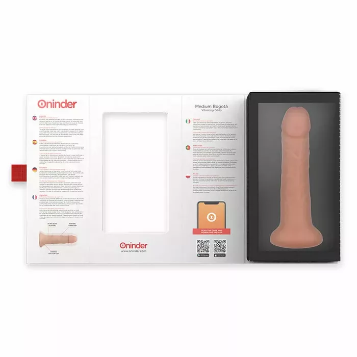 ONINDER Medium Bogotá vibrator dildo — silicone, 20 cm Photo 5