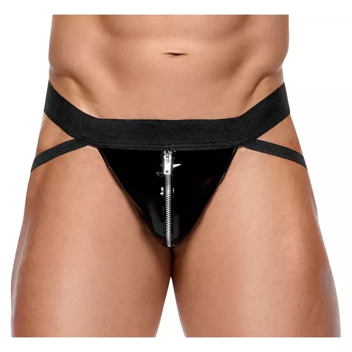 Black Level Vinyl Jock Men XL — vinyl jockstrap Photo 2