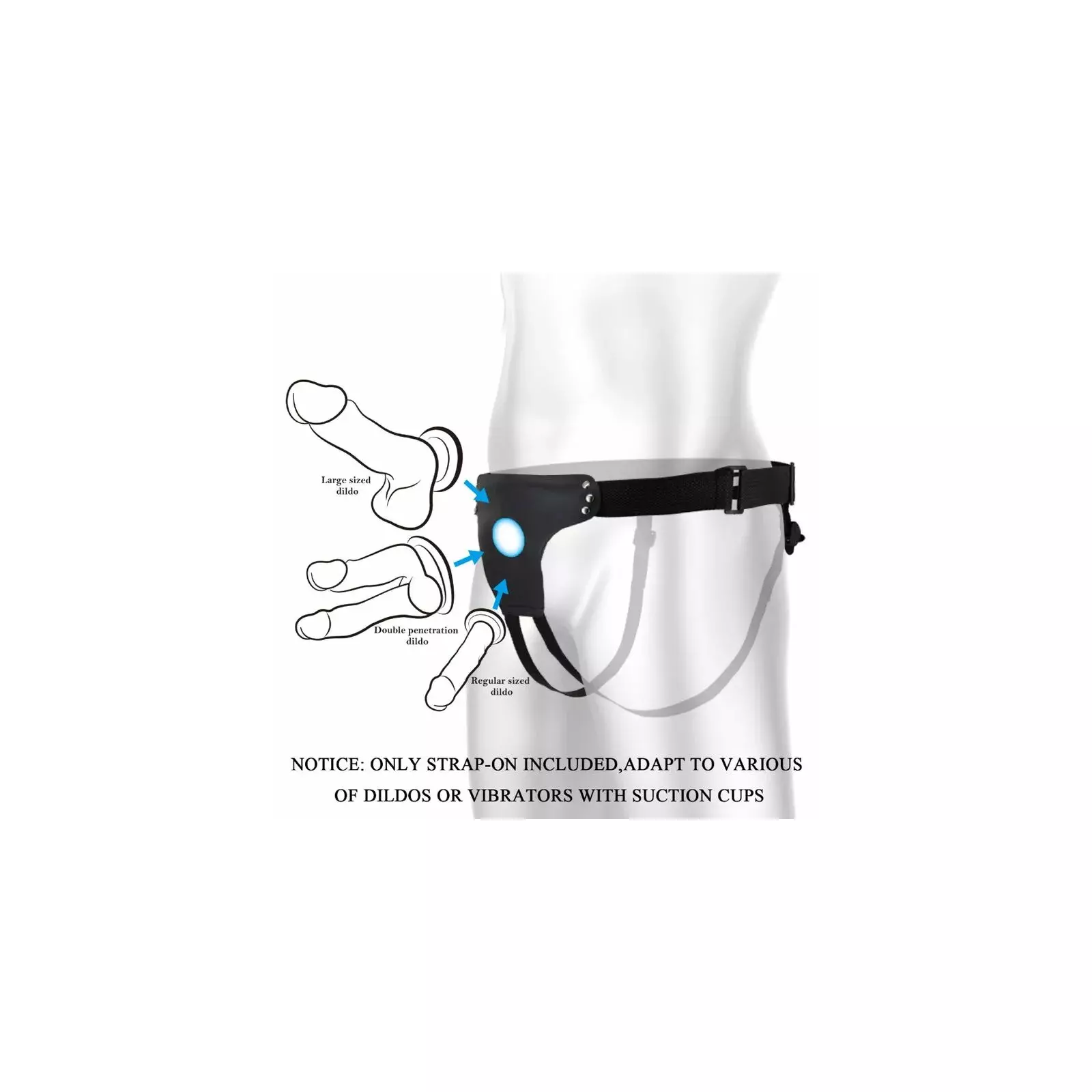 PRETTY LOVE LOVE SPELL Adjustable Strap Harness D-238286 Photo 4