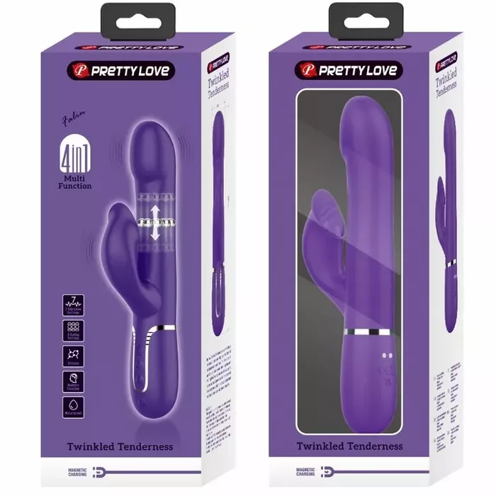 Vibrators pretty love Zalin Rabbit Pearls 4 in 1 Photo 11
