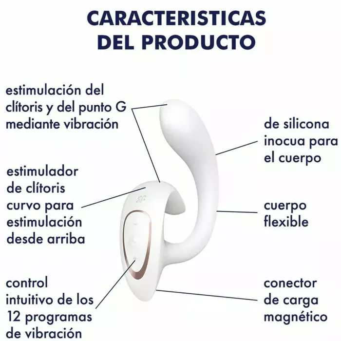 SATISFYER G for Goddess 1 trusīša vibrators Photo 4