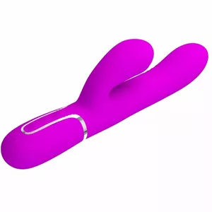 Вибратор G-Spot pretty love D-238292 — силиконовый, перезаряжаемый, водонепроницаемый, многофункциональный, фуксия