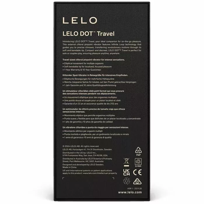 Клиторальный стимулятор Lelo DOT Travel Photo 3