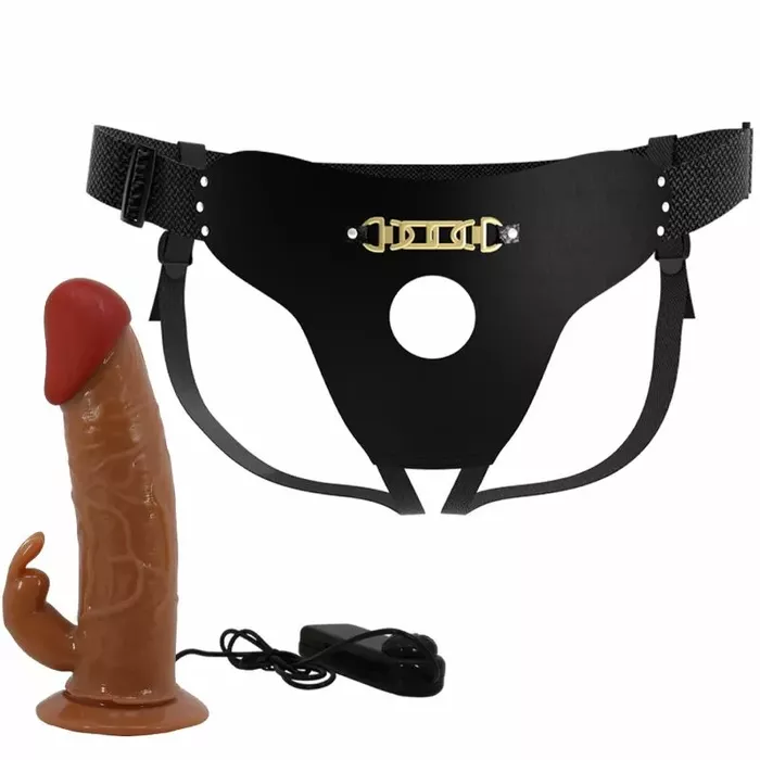 Strap-on Pretty Love Marion — 19 cm vibrating dildo Photo 5