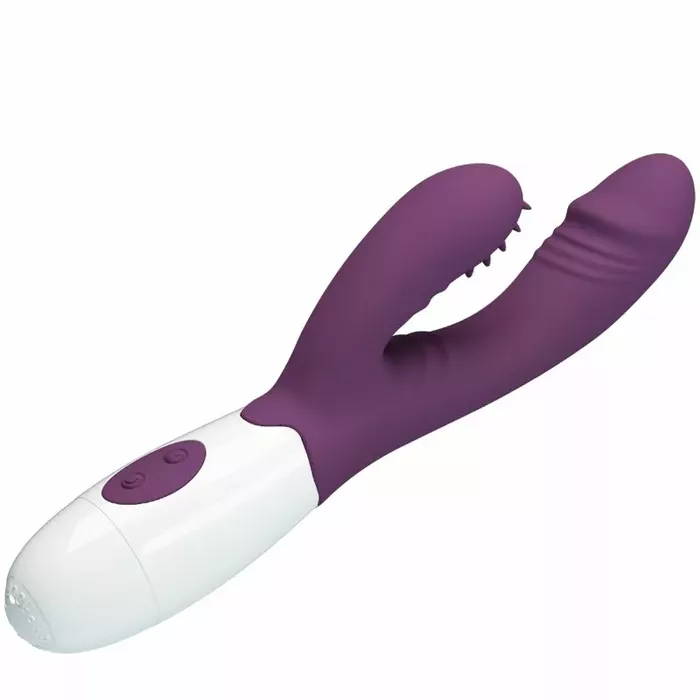 Vibrator Pretty Love Andre Rabbit — divējādas stimulācijas silikons Photo 4