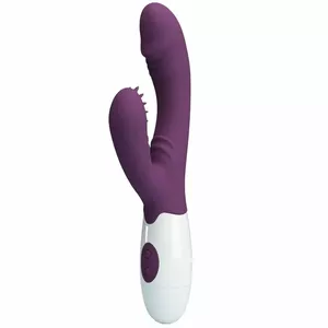 PRETTY LOVE Butterfly Kiss Rabbit Vibrator & G-Spot Stimulator Purple D-239771