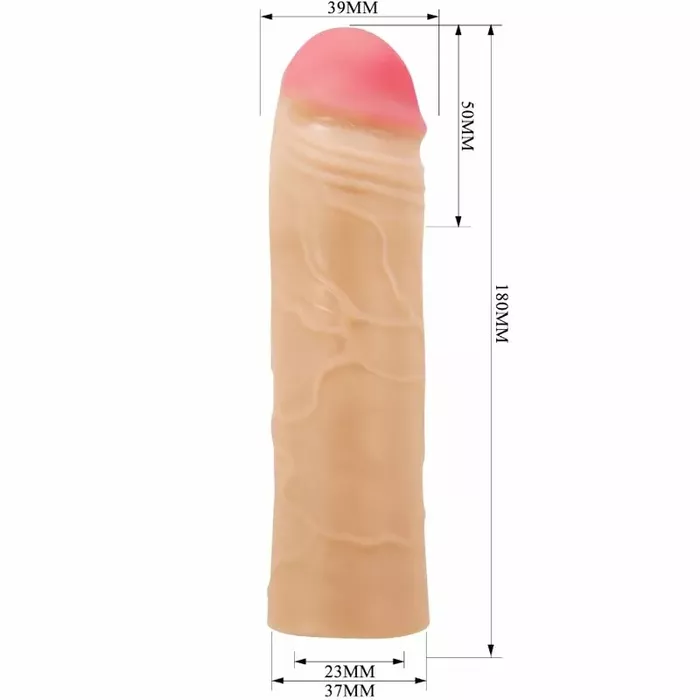 Dzimumlocekļa pagarinājuma uzmava Pretty Love CHANE Photo 4
