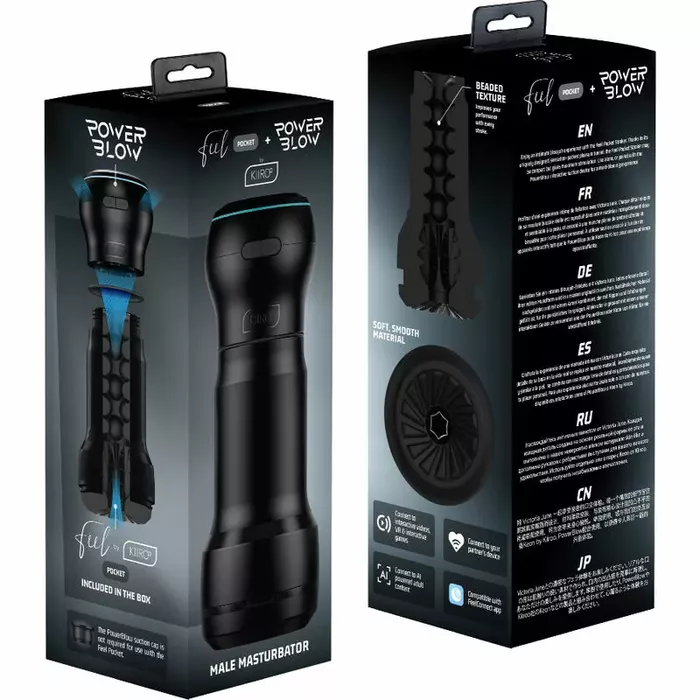 Мастурбатор Kiiroo PocketBlow Combo — Feel Pocket Stroker Photo 5